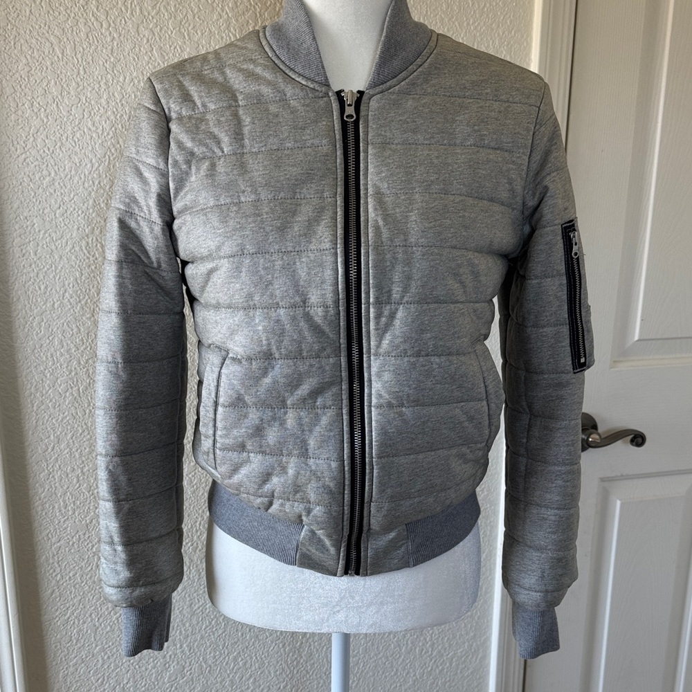 Converse Gray Bomber Jacket